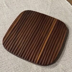 Kirklands Rich Brown Wooden Trivet
